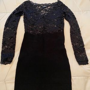 Bebe lace bandage dress